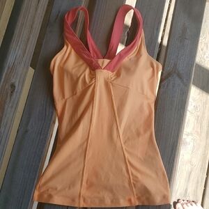 Nike Peach and Coral Dri-fit Tank Top